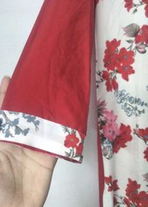 Cute red Floral kurta🐳❤️