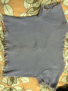 Ribbed Knit Crop Top