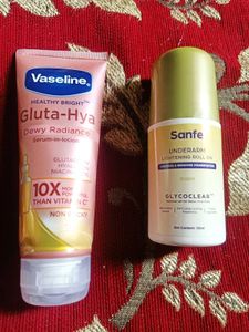 Vaseline Serum Lotion And Roll On