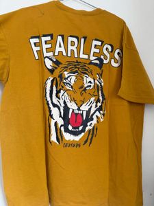 Combo Of 2 Fearless Tiger Graphic Tee