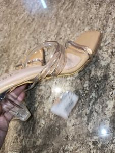 Clear Strap Heels