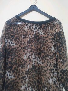 Leopard Print Blouse