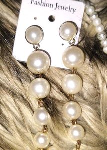 🤍Pearl Drop Fashion Earrings🤍