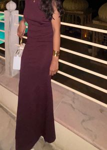 Elegant Burgundy Slip Dress