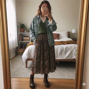 Olive Green Top