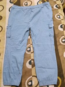 Light Blue Cargo Pants