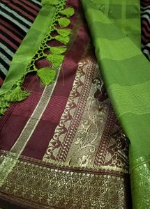 2 NEW banarasi Sarees 🔴🟢