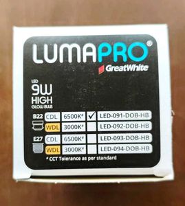 GREATWHITE LUMAPRO 9W LED BULB