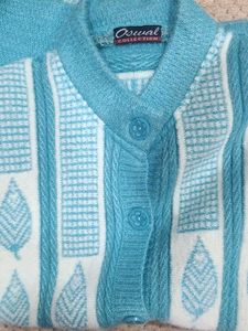 Stylish Blue Cardigan