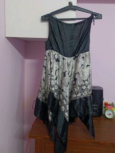 Sleevless Shoulder Tie Kaftan Top