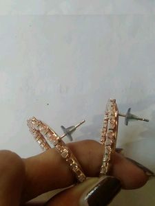 Sparkling Statement Hoop Earrings