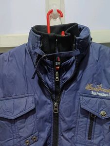 Winter Special Cut Slives Jacket With Dubbel Chain