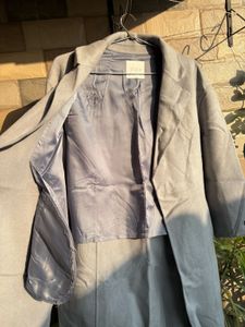 Elegant Grey Trench Coat