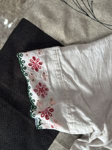 Embroidered Detail Top