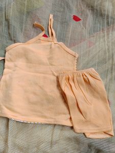 Baby Dress Cotton Yellow