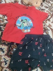 Tshirt and shorts set