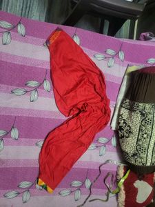 Red Punjabi Suit with Colorful Dupatta