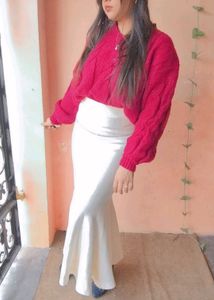 🌟Burgundy Cable Knit Sweater🌟