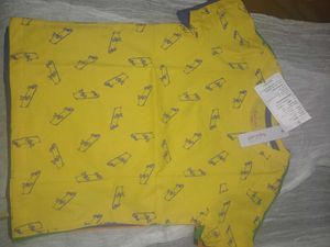 Yellow Skateboard Print Tee (7-8 Yrs)