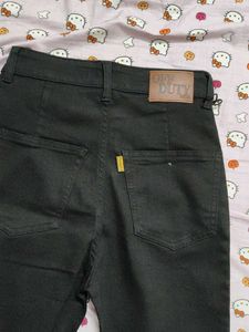 Black Flare Leg Pants