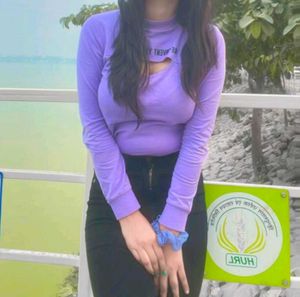 Purple Sweat Top.