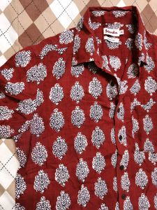 Fabindia Men Cotton Printed Shirt