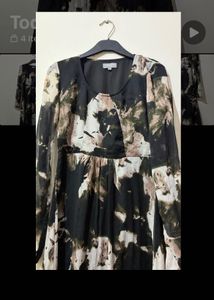 Elegant Floral Print Dress