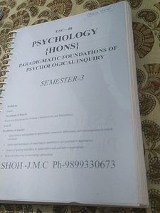 Paradigmatic Foundation Of Psychological Inquiry