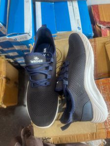 WRONG Gray Neon Accent Sneakers