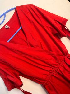🍒 Cherry Red Playsuit