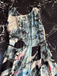 Abstract Print Dress