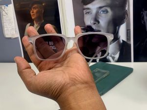New Benz 230 Frosted Square Sunglasses