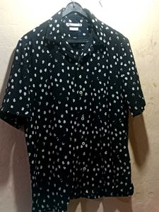 Zara Polka Dot Button-Down