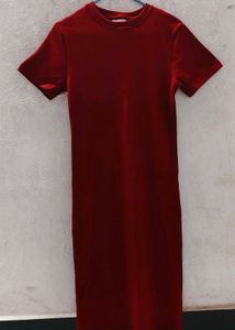 reddish Maroon Bodycon one piece