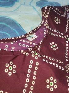 Wine Color Kurtha ✨