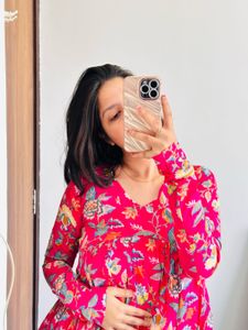 Floral Print Kurta