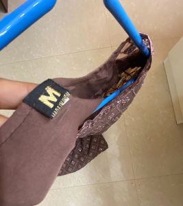 Mauve - Embroidered Kurta Set (kurta + dupatta )