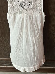 Boho White Lace Dress