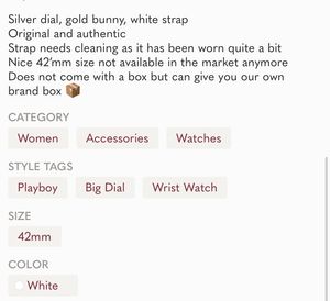 Playboy Bunny Watch