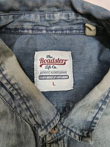 Roadster Denim Jeans Shirt. New Condition. L Size