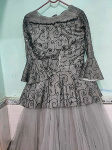 Grey Party Dress