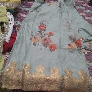 Floral Print Kurta Set