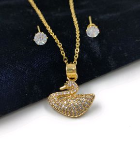 Classy New Imported AD Pendant,Chain and studs Combo