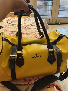 Monza Yellow Duffle Bag