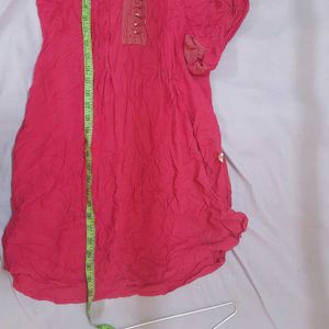 Pink Cute Kurtha