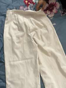 Wide Leg White Pants