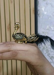 Feather Statement Ring
