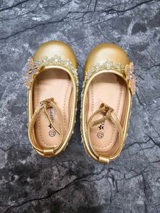 Cute Gold Ballet Flats