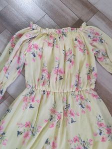 Floral Off-Shoulder Mini Dress