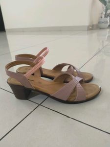 Pink Heeled Sandals
